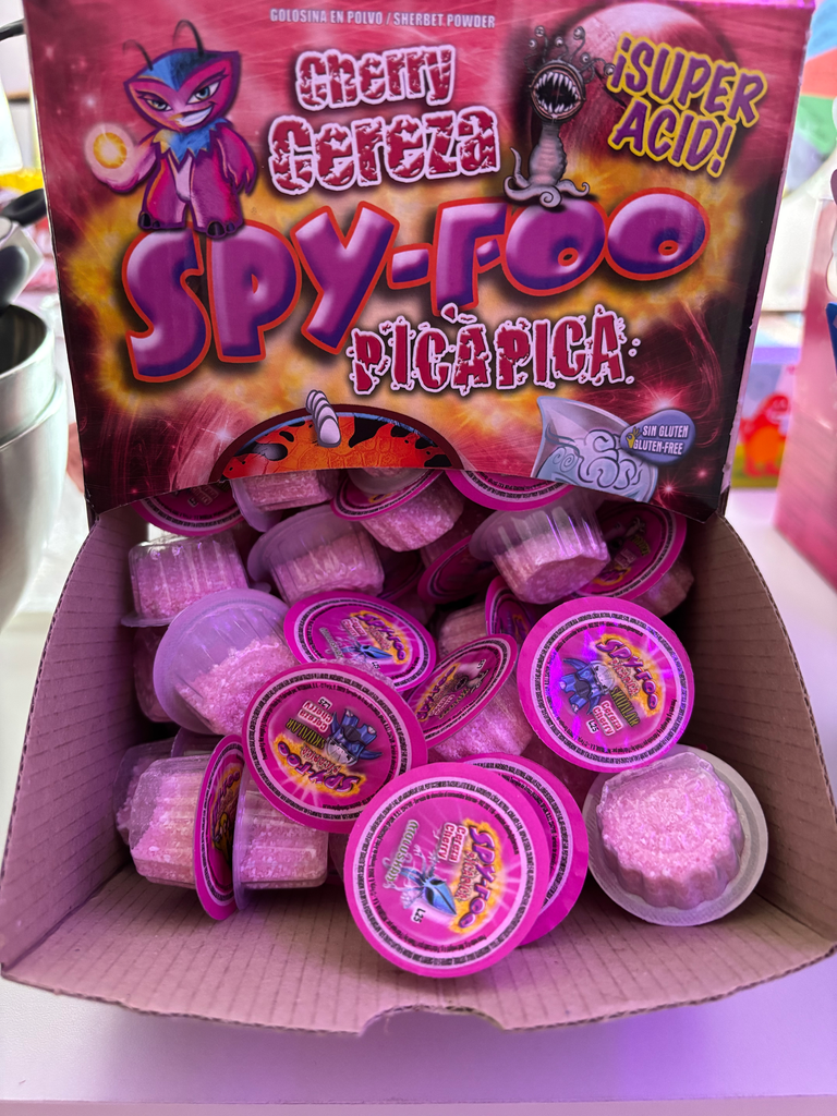 Spy Foo pica cerise (5 pièces)