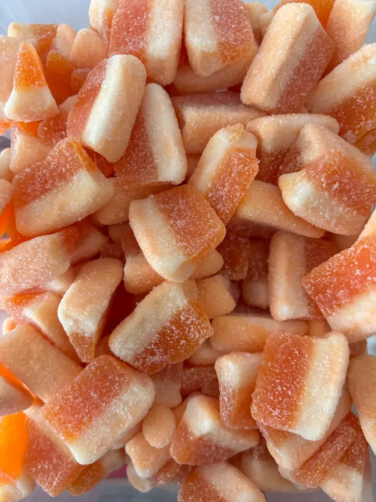Tranche pêche acidulé (100g)
