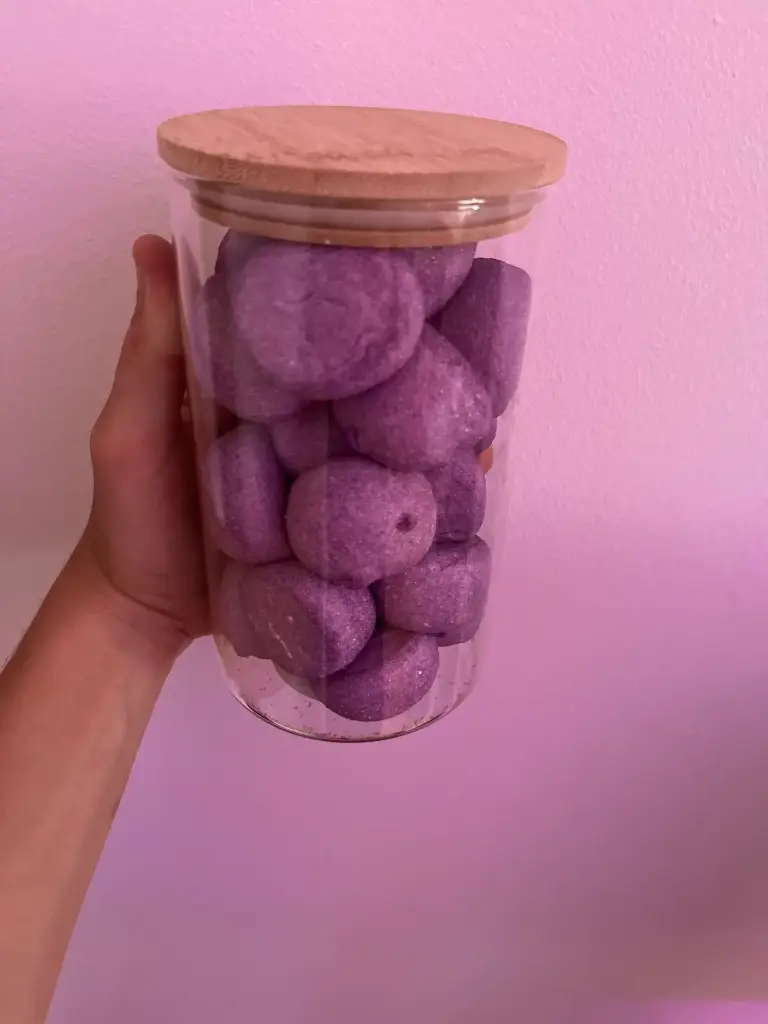 Balle de golf violette sucré (9 pièces)