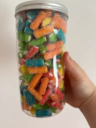 Mini câble multicolore sucré (100g)