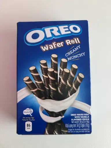 Oreo Wafer Roll Vanille en chocolat (1 pièce)