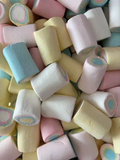Chamallows arc en ciel (9 pièces)