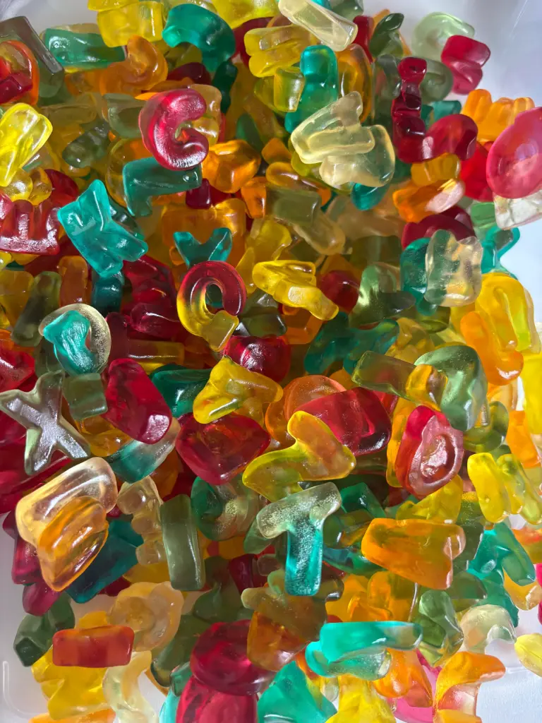 Lettres lisse (100g)