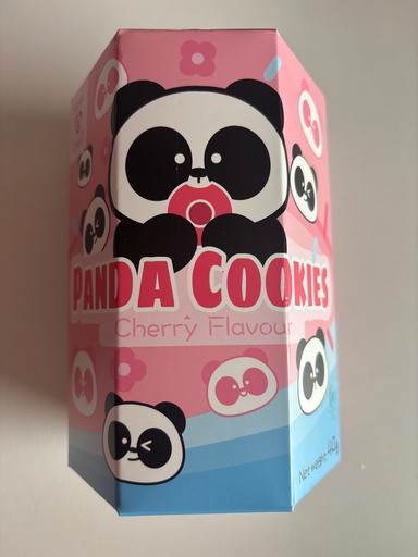 Biscuits Pandas Fourrés à la Cerise  (1 pièce)
