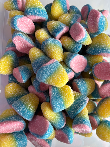 Bisou tache langues arc-en-ciel sucré (100g)