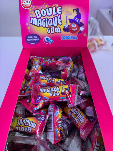 Boule Magique Gum Fraise (1 pièce)