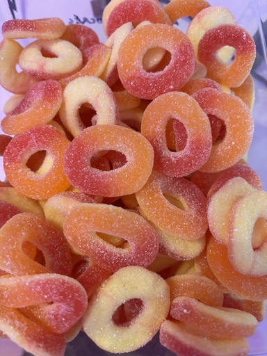 Anneau sucré Pêche (100g)