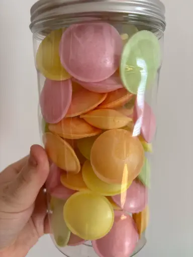 Soucoupe poudré fruité acidulé (10 pièces)