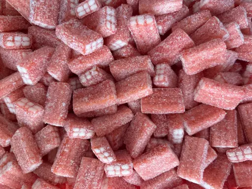 Brique fraise acidulé  (100g)
